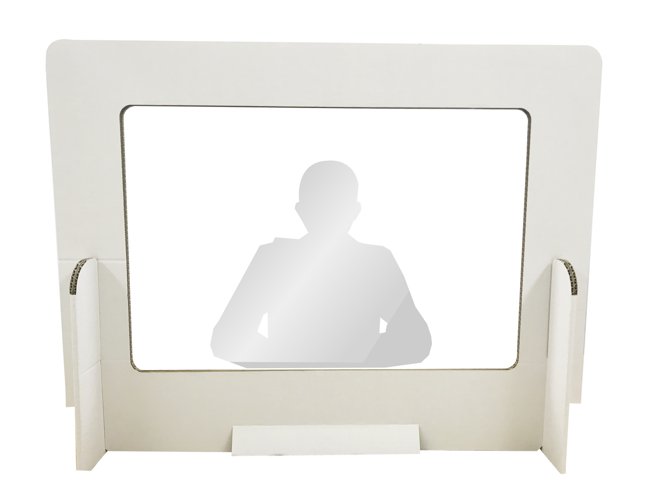 飛沫対策にパーテーション 段ボール アクリル 透明pet